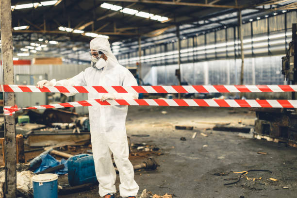 Professional Biohazard technician working in Riverside, NJ